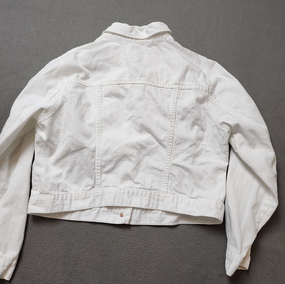 Old navy white denim jacket Sx XL - Picture 9 of 11
